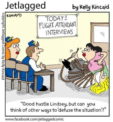 job interview flight attendant